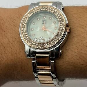 Rose Gold Crystal NY&C Watch